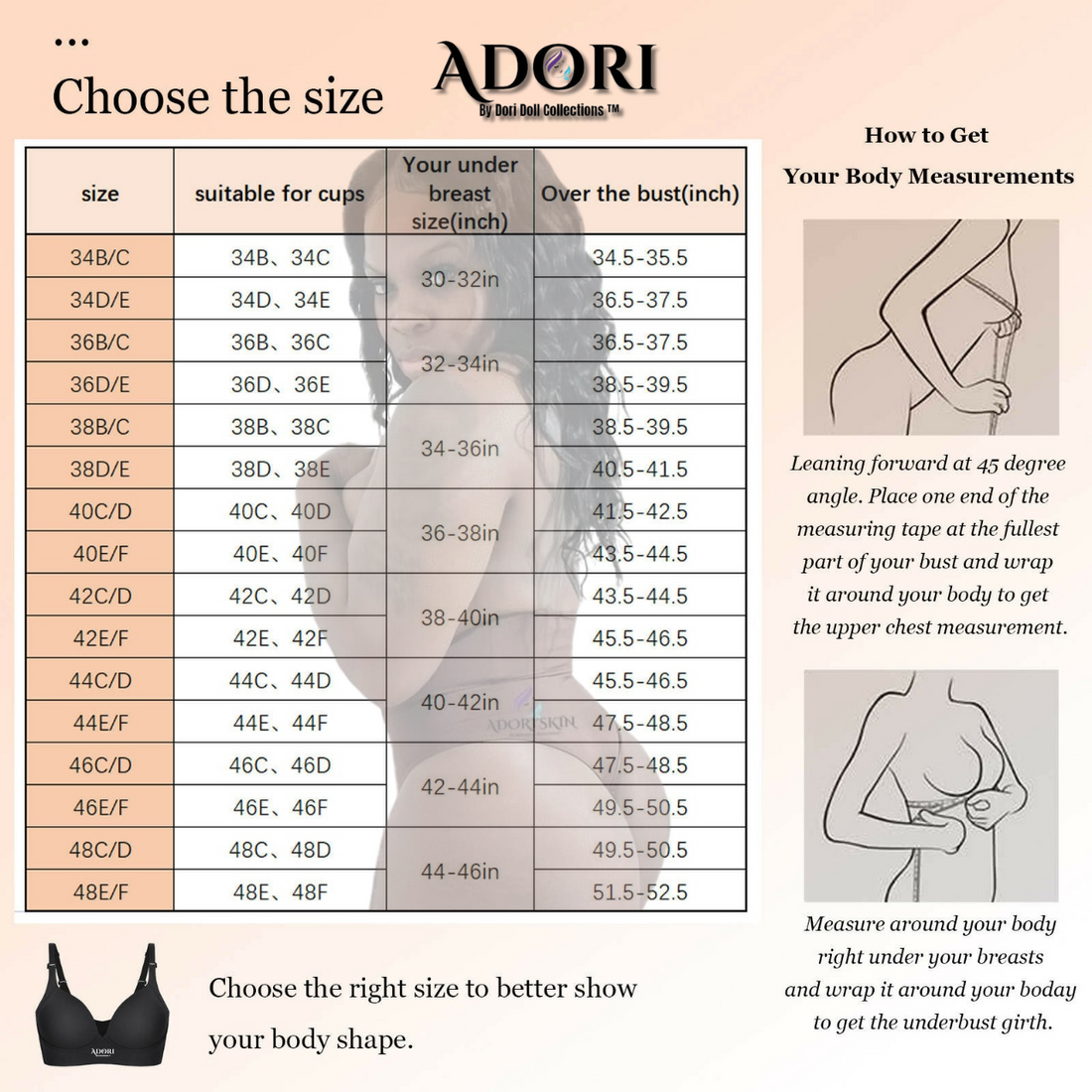 ADORISKIN Shape wear Bra